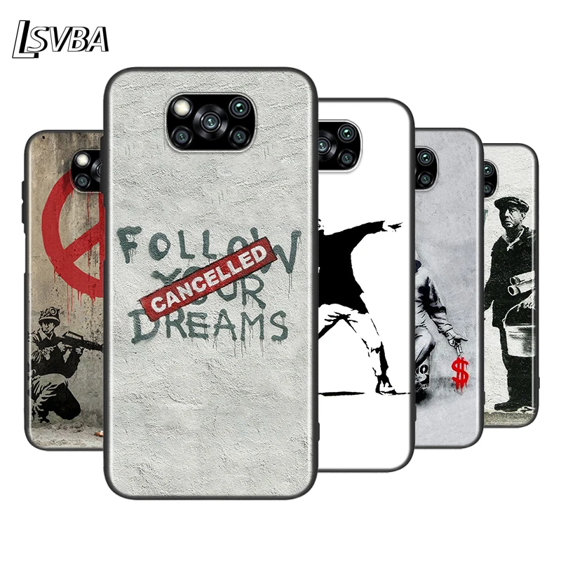 Banksy Street Art For XiaoMi Poco X2 X3 NFC M2 M3 F1 F2 C3 Pro Mi Mix 3 Play A3 A2 A1 CC9E CC9 5X 6X 5 6 Lite Phone Case
Banksy Street Art For XiaoMi Poco X2 X3 NFC M2 M3 F1 F2 C3 Pro Mi Mix 3 Play A3 A2 A1 CC9E CC9 5X 6X 5 6 Lite Phone Case