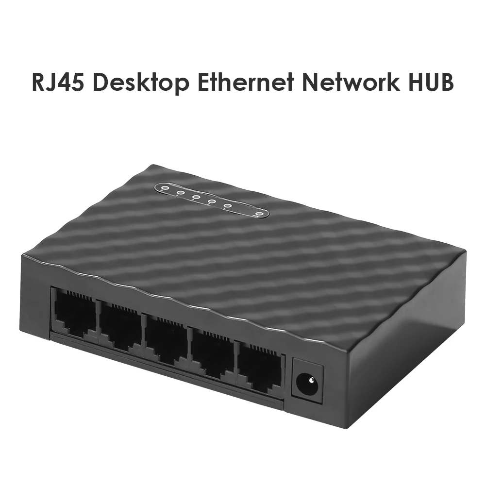 5 Port Gigabit Switch 10/100/1000Mbps RJ45 Desktop Ethernet Network Switch HUB with Power Adapter for HomeDormitory
5 Port Gigabit Switch 10/100/1000Mbps RJ45 Desktop Ethernet Network Switch HUB with Power Adapter for HomeDormitory