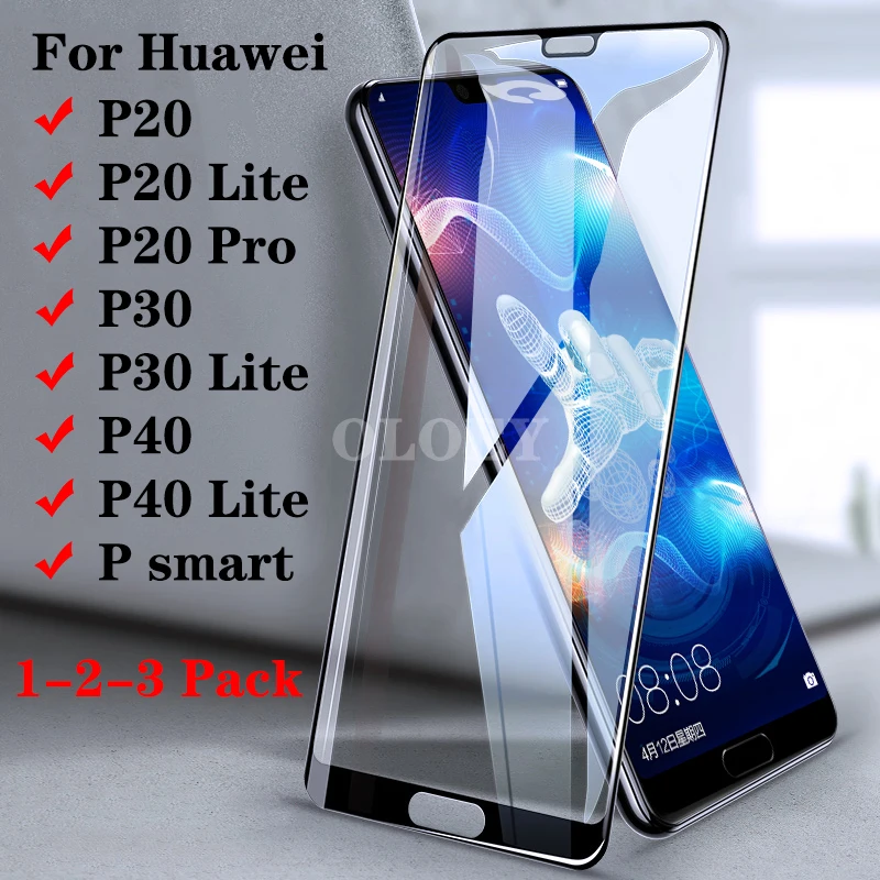 

Tempered Glass for Huawei P30 P40 Lite P20pro Screen Protector for huawei p40lite P20 lite P Smart 2021 Mobile Phone Accessories