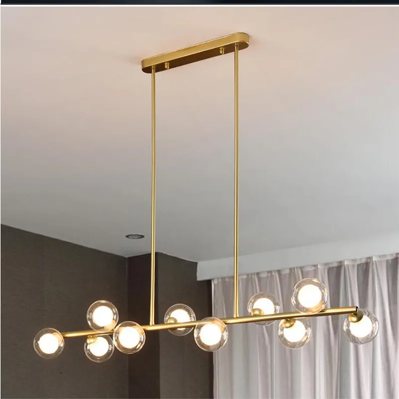 Dining Room Ceiling Chandelier Suspension Horizontal Glass Balls Chandeliers Kitchen Hanging Lamp Office Front Desk Lights
Dining Room Ceiling Chandelier Suspension Horizontal Glass Balls Chandeliers Kitchen Hanging Lamp Office Front Desk Lights