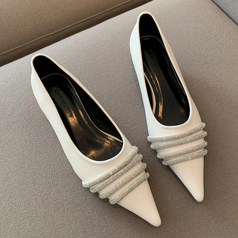 Spring Autumn New Women Pumps Fashion Pointed Toe Rhinestone Shoes Female Slip On Thin High Heels Shoes Ladies 2022 Pumps
Spring Autumn New Women Pumps Fashion Pointed Toe Rhinestone Shoes Female Slip On Thin High Heels Shoes Ladies 2022 Pumps