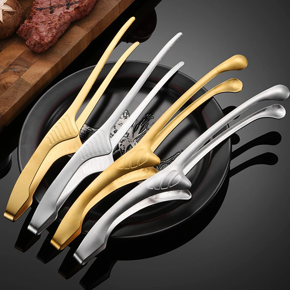 Gold Stainless Steel Food Tongs Japanese Barbecue Tongs Korean Barbecue Grill BBQ Steak Clamp Baking Tools Clip Chef Tongs
Gold Stainless Steel Food Tongs Japanese Barbecue Tongs Korean Barbecue Grill BBQ Steak Clamp Baking Tools Clip Chef Tongs