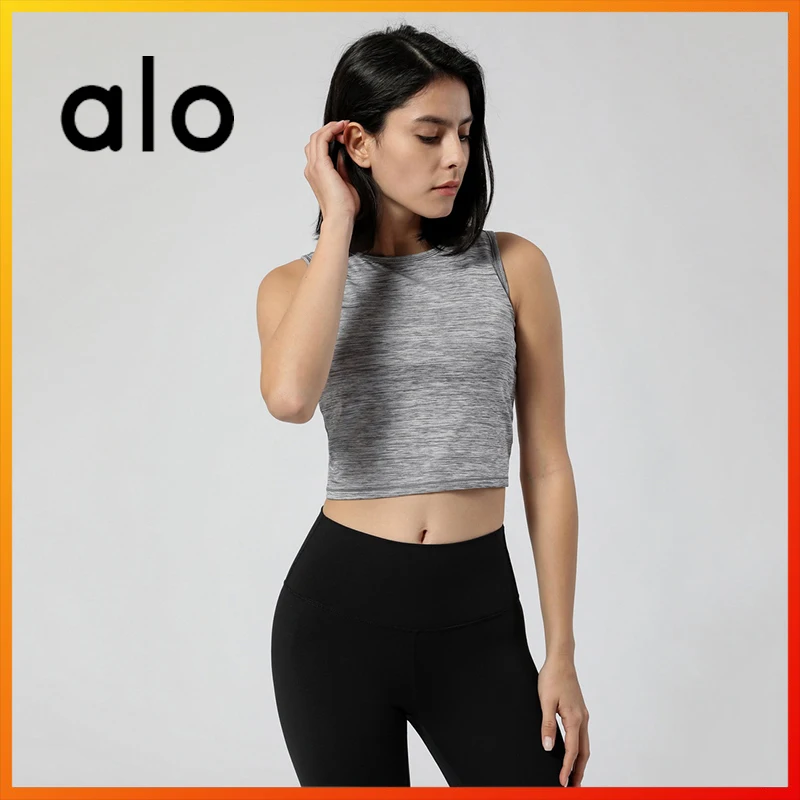 ALO Yoga Women's Sleeveless High Intensity Sports Shockproof Short Top Running Yoga Sports fitness Vest
ALO Yoga Women's Sleeveless High Intensity Sports Shockproof Short Top Running Yoga Sports fitness Vest