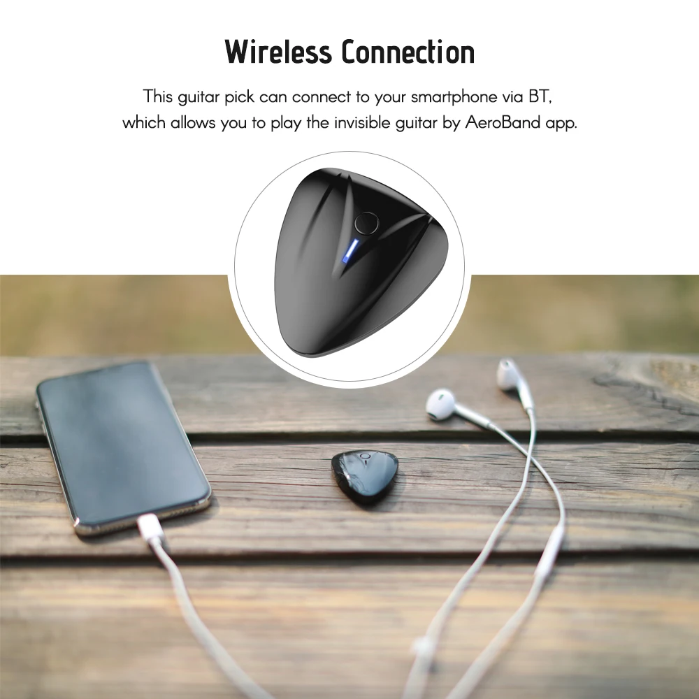 AeroBand PocketGuitar Air Guitar Pick Somatosensory Intelligent Music Instrument Imitate Guitar Bass Ukulele Support BT Connect
AeroBand PocketGuitar Air Guitar Pick Somatosensory Intelligent Music Instrument Imitate Guitar Bass Ukulele Support BT Connect
