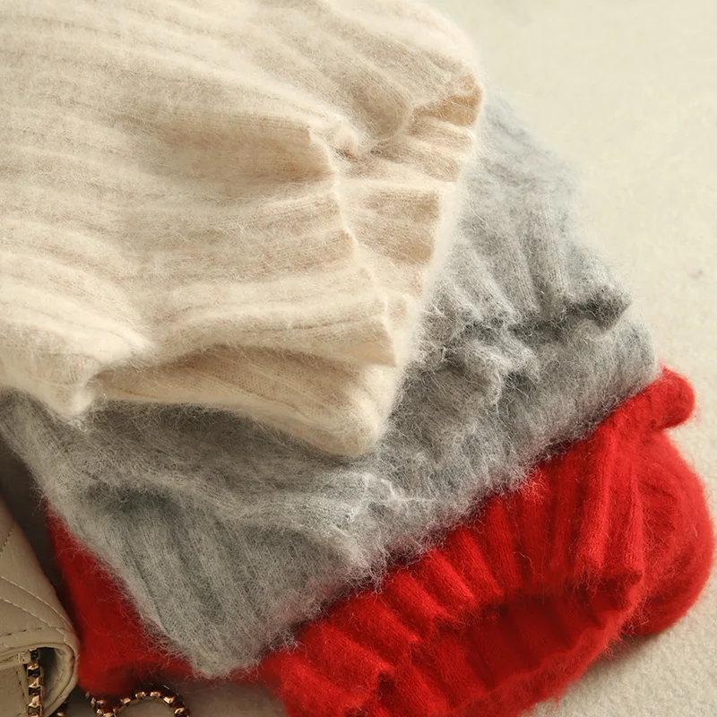 Super Warm Pure Mink Cashmere Sweaters and Pullovers Women Winter High elasticity Soft Sweater Turtleneck Female Basic Pullovers
Super Warm Pure Mink Cashmere Sweaters and Pullovers Women Winter High elasticity Soft Sweater Turtleneck Female Basic Pullovers