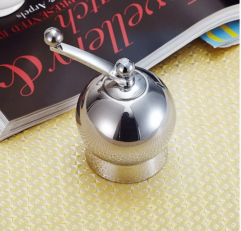 304 stainless steel pepper mill ball grinder pepper salt Mills 
304 stainless steel pepper mill ball grinder pepper salt Mills