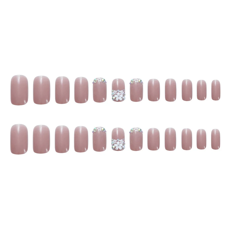 24pcs Flower Nail Patch Glue Type Removable Short Paragraph Fashion Manicure Save Time False Nail Patch FA
24pcs Flower Nail Patch Glue Type Removable Short Paragraph Fashion Manicure Save Time False Nail Patch FA