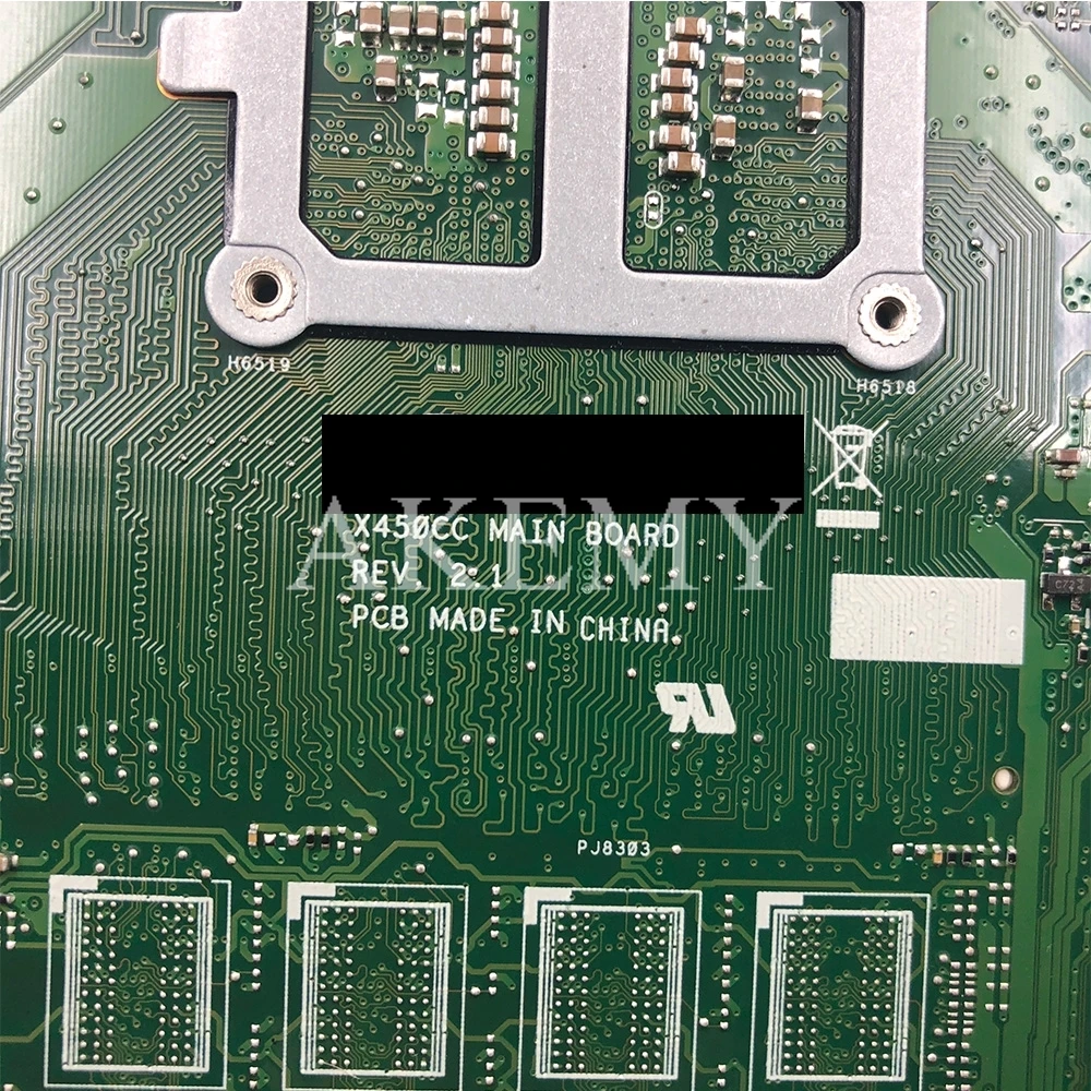 NEW!!! Akemy For Asus X450CC X450CA A450C X450C X452C Motherboard Laptop Mainboard with 1007U CPU
NEW!!! Akemy For Asus X450CC X450CA A450C X450C X452C Motherboard Laptop Mainboard with 1007U CPU