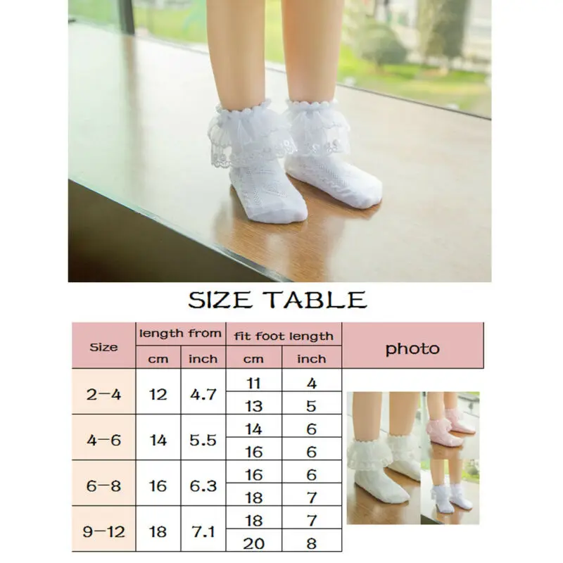 2020 Kids Baby Girl Frilly Warm Lace Tutu Socks Infant Newborn Toddler Lace Ruffle Solid Ankle Princess Short Socks
2020 Kids Baby Girl Frilly Warm Lace Tutu Socks Infant Newborn Toddler Lace Ruffle Solid Ankle Princess Short Socks