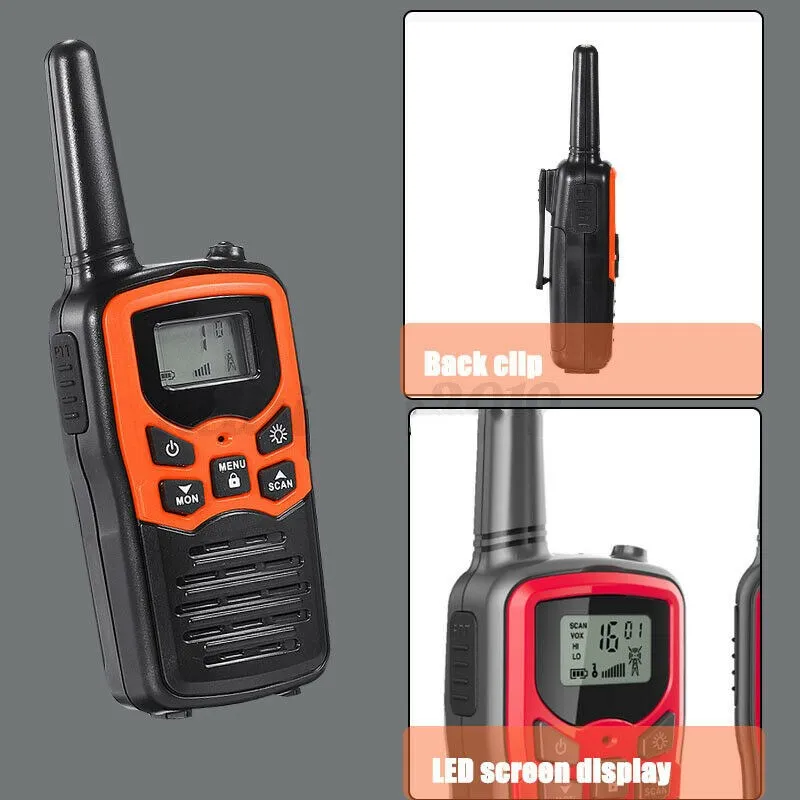 Walkie Talkies for Adults Long Range 6 Pack 2-Way Radios Up to 5 Miles Range in Open Field 22 Channel FRS/GMRS UHF Handheld Walk
Walkie Talkies for Adults Long Range 6 Pack 2-Way Radios Up to 5 Miles Range in Open Field 22 Channel FRS/GMRS UHF Handheld Walk