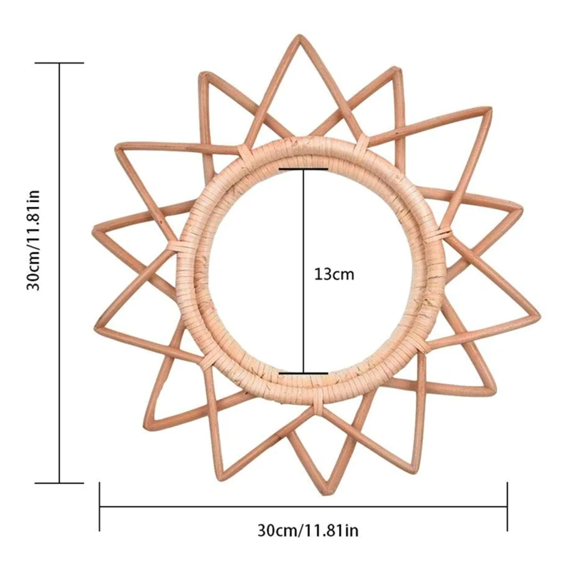 Настенная зеркальная рамка в скандинавском стиле 
Настенная зеркальная рамка в скандинавском стиле