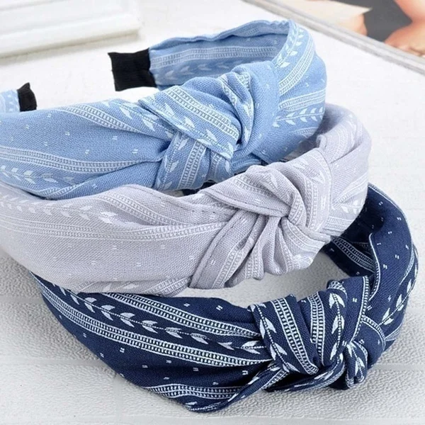 Elegant Knotted Leaf Wide Hairband Girls Fabric Headband Ladies Hair Accessories Band Hoop Beach 
Elegant Knotted Leaf Wide Hairband Girls Fabric Headband Ladies Hair Accessories Band Hoop Beach