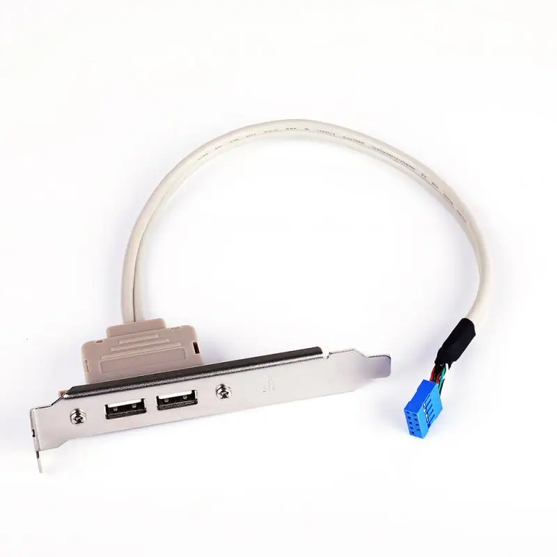 USB 2.0 Baffle Wire Computer Cables Connectors Double Port USB Rear Motherboard Extension Cord Desktop PC Case PCI
USB 2.0 Baffle Wire Computer Cables Connectors Double Port USB Rear Motherboard Extension Cord Desktop PC Case PCI