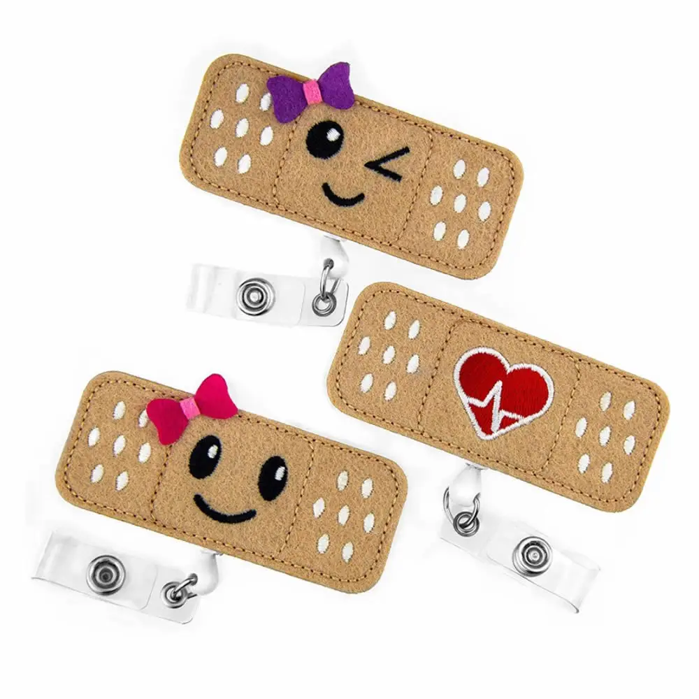 Retractable Badge Holder Love Heart Smile Felt Badge Reels With Alligator Clip For Nurses Doctor Volunteer Students Teachers
Retractable Badge Holder Love Heart Smile Felt Badge Reels With Alligator Clip For Nurses Doctor Volunteer Students Teachers