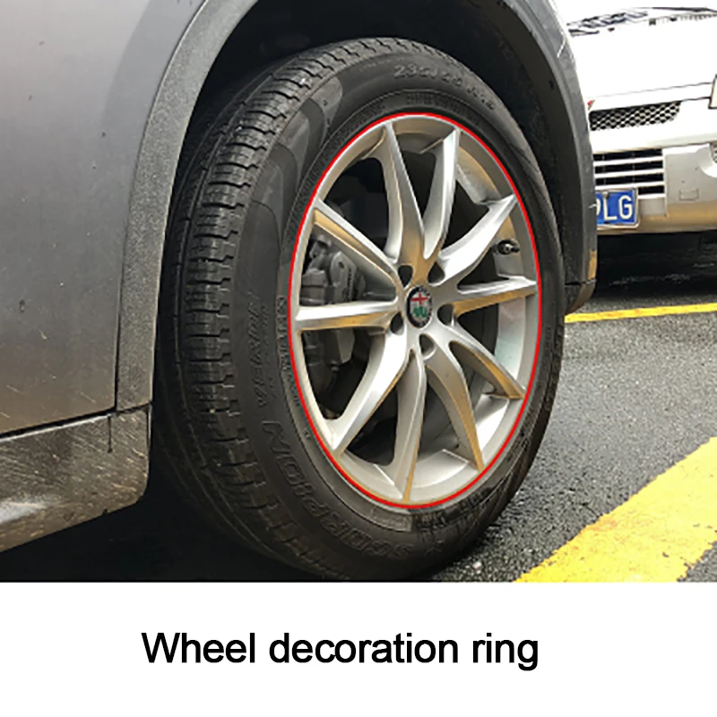 Car Wheel hub decoration strip wheel protection ring rubbing strip For Alfa Romeo Giulia Stelvio Modification
Car Wheel hub decoration strip wheel protection ring rubbing strip For Alfa Romeo Giulia Stelvio Modification