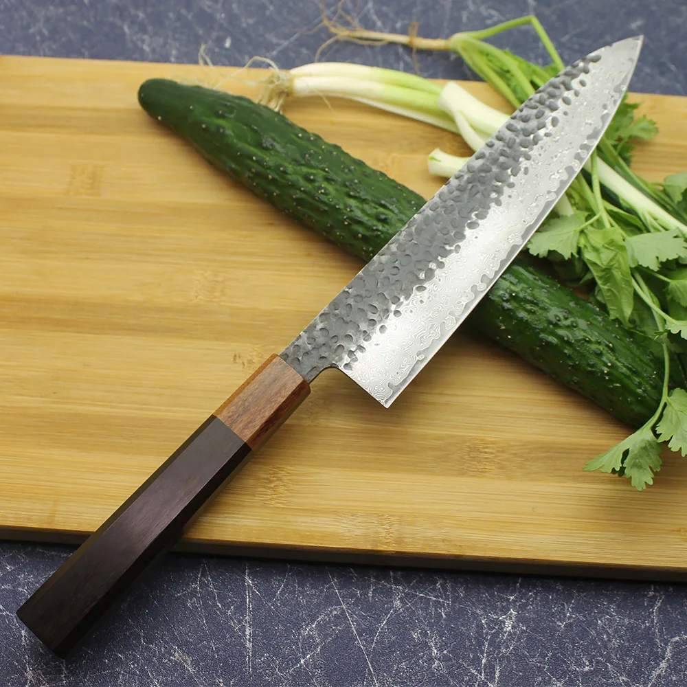 8 Lnch "Handmade Professional Chef VG10 Damascus Forged Steel Plate Japanese Meat Cutting Kitchen Multi-Purpose Knife
8 Lnch "Handmade Professional Chef VG10 Damascus Forged Steel Plate Japanese Meat Cutting Kitchen Multi-Purpose Knife