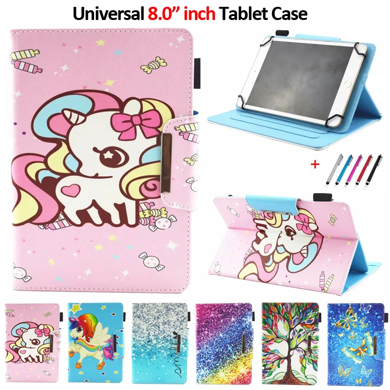 Универсальный чехол для планшета iPad Mini 5 4 3 2 Samsung Tab A 8 0 T290 T295 T297 Huawei T3 универсальный