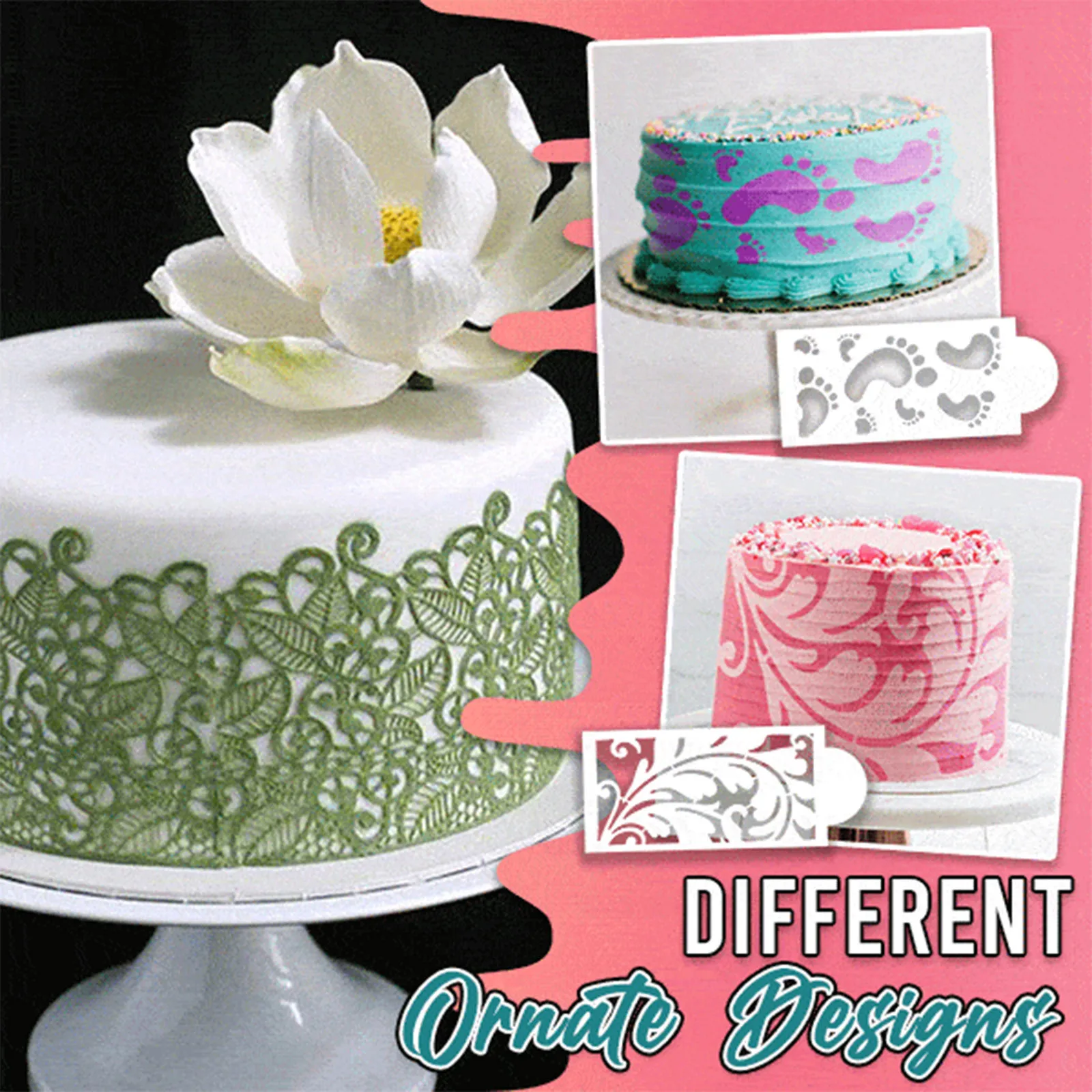 10pc DIY Valentine's Day Printing Mold DIY Totem Hollow Spray Flower Template Cake Lace Decoration Kitchen Cake Tools 2021
10pc DIY Valentine's Day Printing Mold DIY Totem Hollow Spray Flower Template Cake Lace Decoration Kitchen Cake Tools 2021