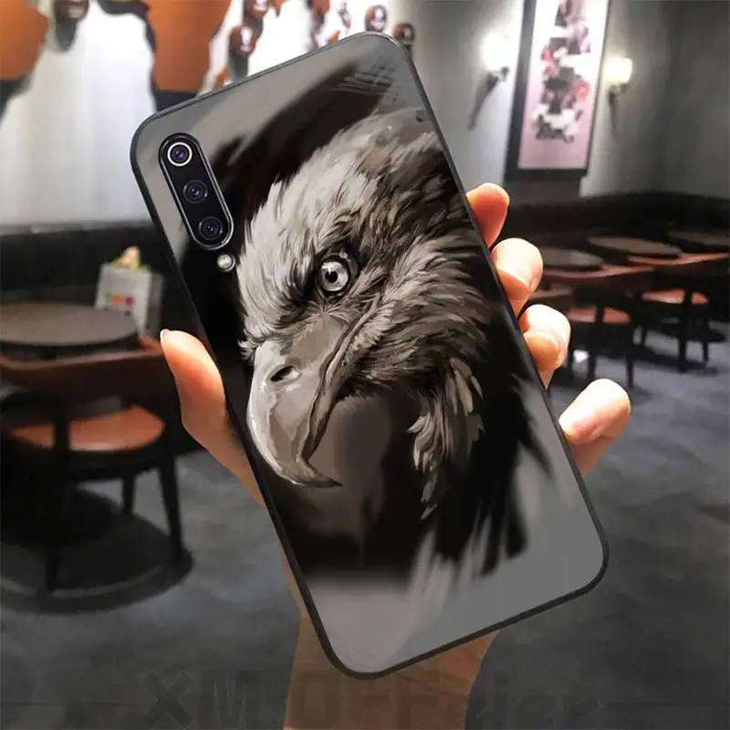 Чехол-накладка для Redmi Note 9 mi 8 9se 7 7a 8t 10 Pro Lite с изображением летающих животных орла