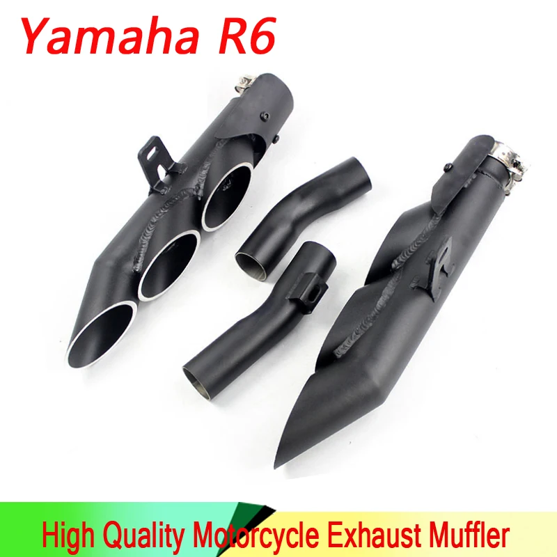 Motorcycle modified exhaust pipe muffler TOC R6 FZ8NFZ1NZX6R10R ER6N Large exhaust street exhaust pipe D41-42
Motorcycle modified exhaust pipe muffler TOC R6 FZ8NFZ1NZX6R10R ER6N Large exhaust street exhaust pipe D41-42