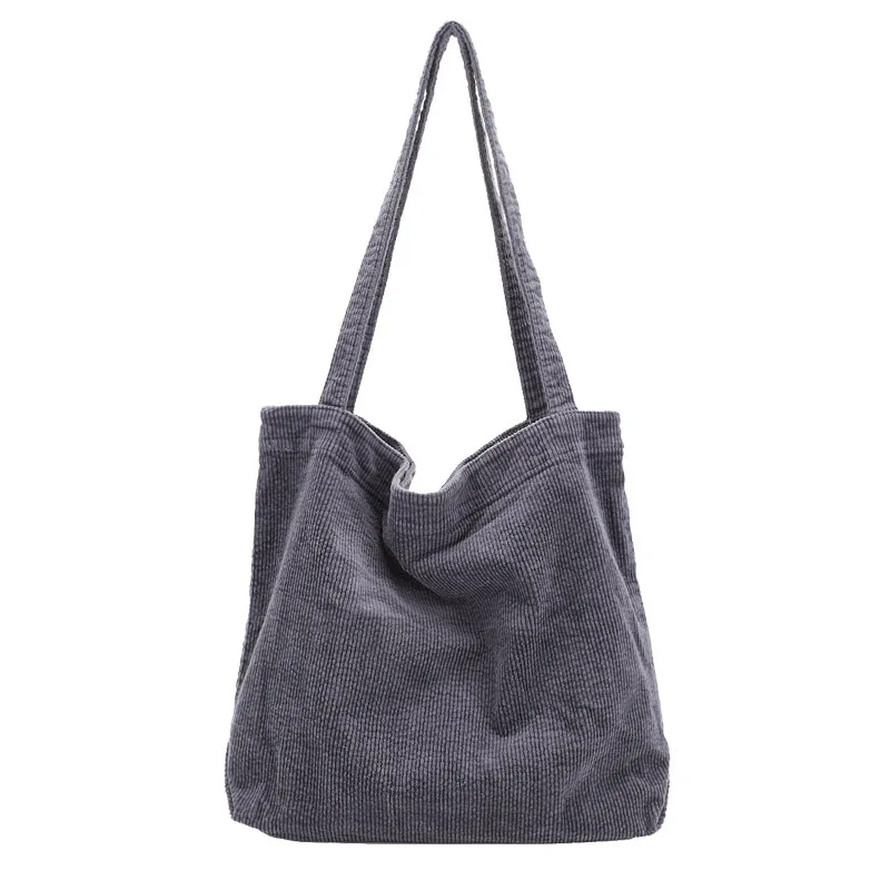 Bags for Women Corduroy Shoulder Bag Reusable Shopping Bags Casual Tote Female Handbag
Bags for Women Corduroy Shoulder Bag Reusable Shopping Bags Casual Tote Female Handbag