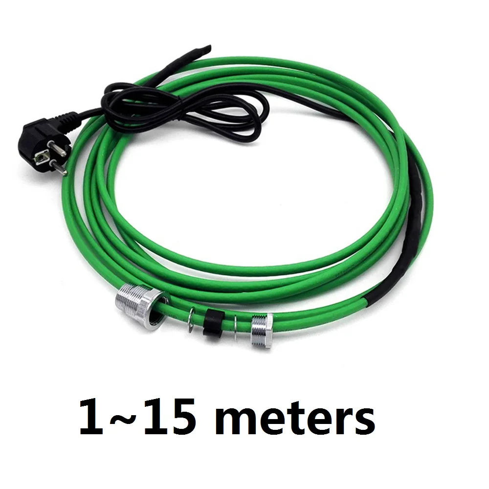 Саморегулирующийся нагревательный кабель для водопроводной трубы длина 1 15