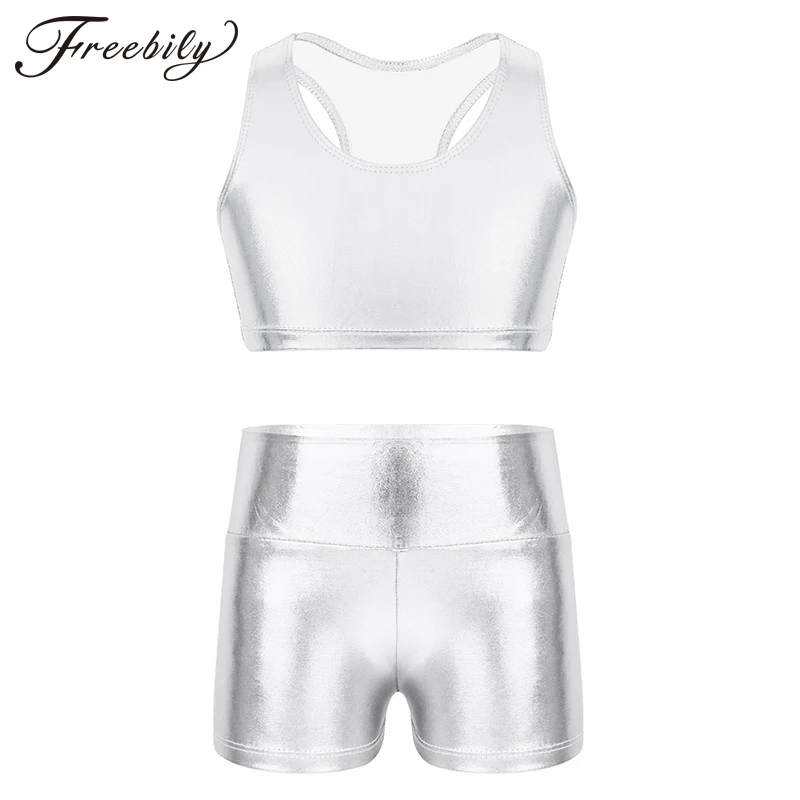 Kids Girls Shiny Metallic Costumes Party Ballet Dance Gymnastics Leotard Outfit Set for Ballet Class Performance Workout Clothes
Kids Girls Shiny Metallic Costumes Party Ballet Dance Gymnastics Leotard Outfit Set for Ballet Class Performance Workout Clothes