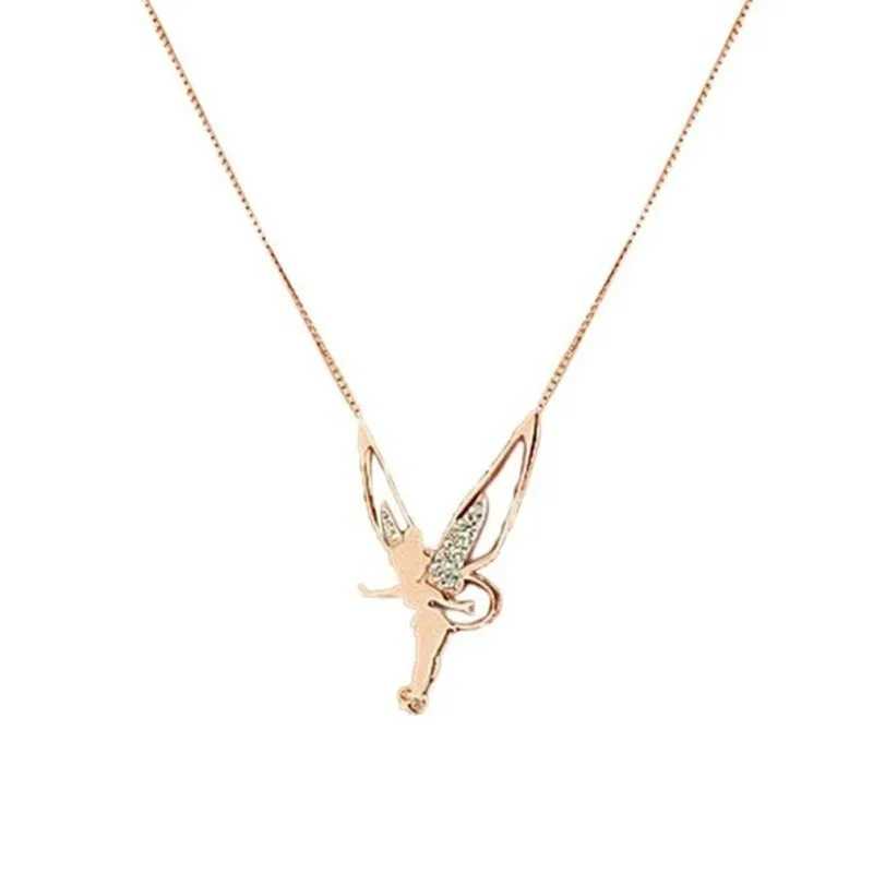 Exquisite charm jewelry little angel inlaid zircon necklace female romantic wedding accessories pendant Valentine's day gift
Exquisite charm jewelry little angel inlaid zircon necklace female romantic wedding accessories pendant Valentine's day gift