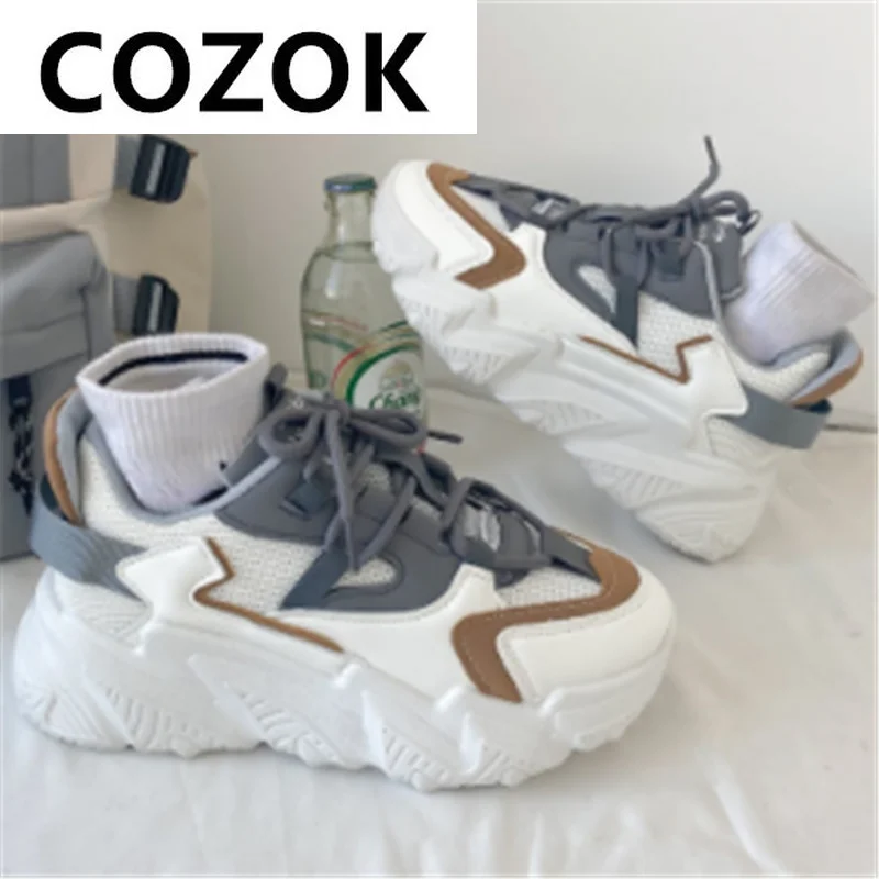 2021 Fashion Women's Shoes New Women's Mesh Breathable Sneakers Spring Walking Platform Shoes Comfortable Lace-up Casual Shoes
2021 Fashion Women's Shoes New Women's Mesh Breathable Sneakers Spring Walking Platform Shoes Comfortable Lace-up Casual Shoes