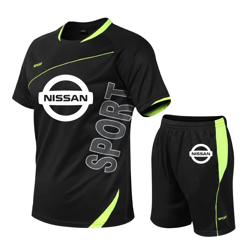 High Quality NISSAN Car Logo Printing Men's Splicing suits cotton Creative collocation Men's short sleeve+shorts 2-piece set
High Quality NISSAN Car Logo Printing Men's Splicing suits cotton Creative collocation Men's short sleeve+shorts 2-piece set