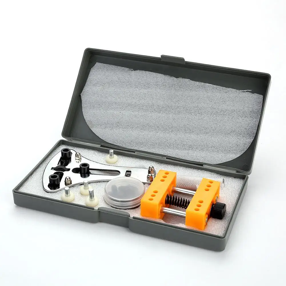 2021 Watch Repair Tools Kit Back Opener Wrench Key Watch Case Movement Holder Watch Kit Change Battery Repair Tools
2021 Watch Repair Tools Kit Back Opener Wrench Key Watch Case Movement Holder Watch Kit Change Battery Repair Tools