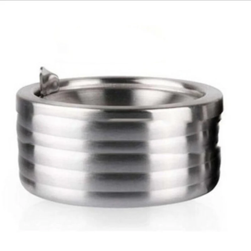 Fashion Sand Round Windproof Stainless Steel Ashtray Hotel Internet Cafe Rotating With Lid Ashtray
Fashion Sand Round Windproof Stainless Steel Ashtray Hotel Internet Cafe Rotating With Lid Ashtray