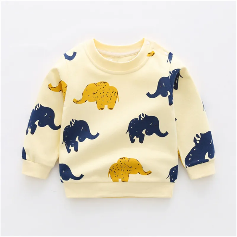 Long Sleeve Baby Boys Girls Tshirt Cartoon Animals Dinosaur Print Cotton Sweatshirt for Girl Kids Spring Autumn Clothes
Long Sleeve Baby Boys Girls Tshirt Cartoon Animals Dinosaur Print Cotton Sweatshirt for Girl Kids Spring Autumn Clothes