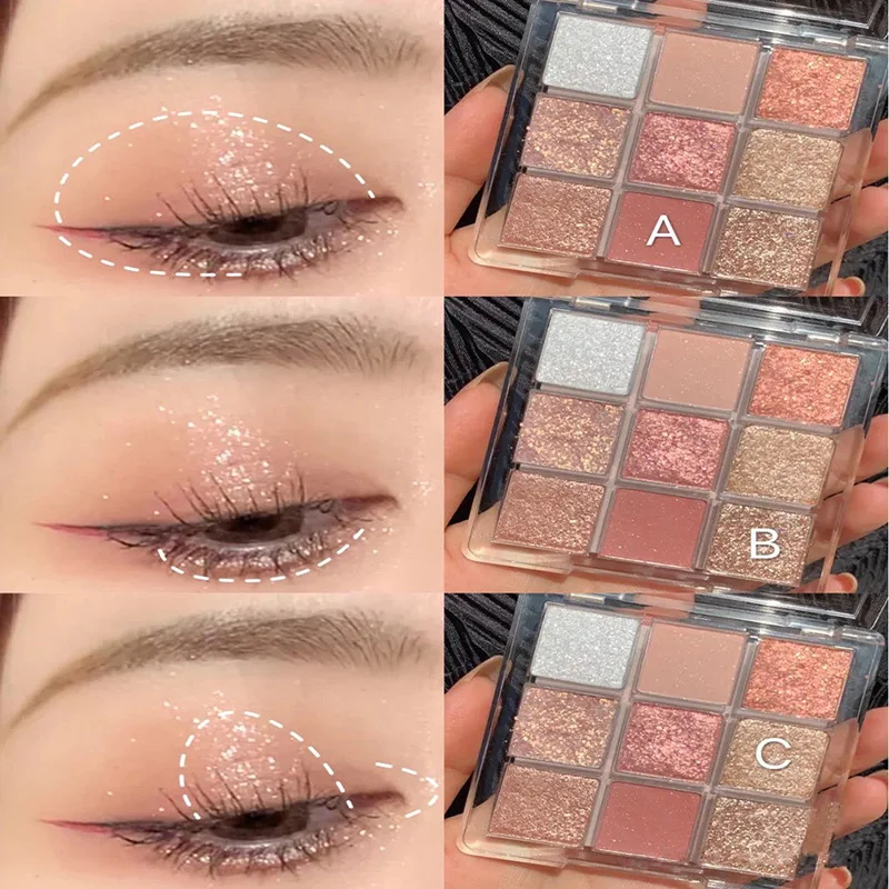 Professional Eyeshadow Palette 9 Color Matte Long-lasting Waterproof Palette Glitter Soft Make-Up Set Korea Cosmetics
Professional Eyeshadow Palette 9 Color Matte Long-lasting Waterproof Palette Glitter Soft Make-Up Set Korea Cosmetics