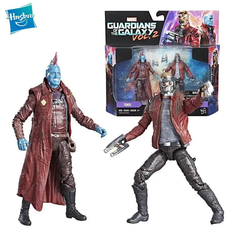 

Фигурка героя Hasbro Marvel, 3,75 дюйма, из ПВХ, Стражи Галактики, лорд Yondu, Коллекционная модель, игрушка для детей, подарок