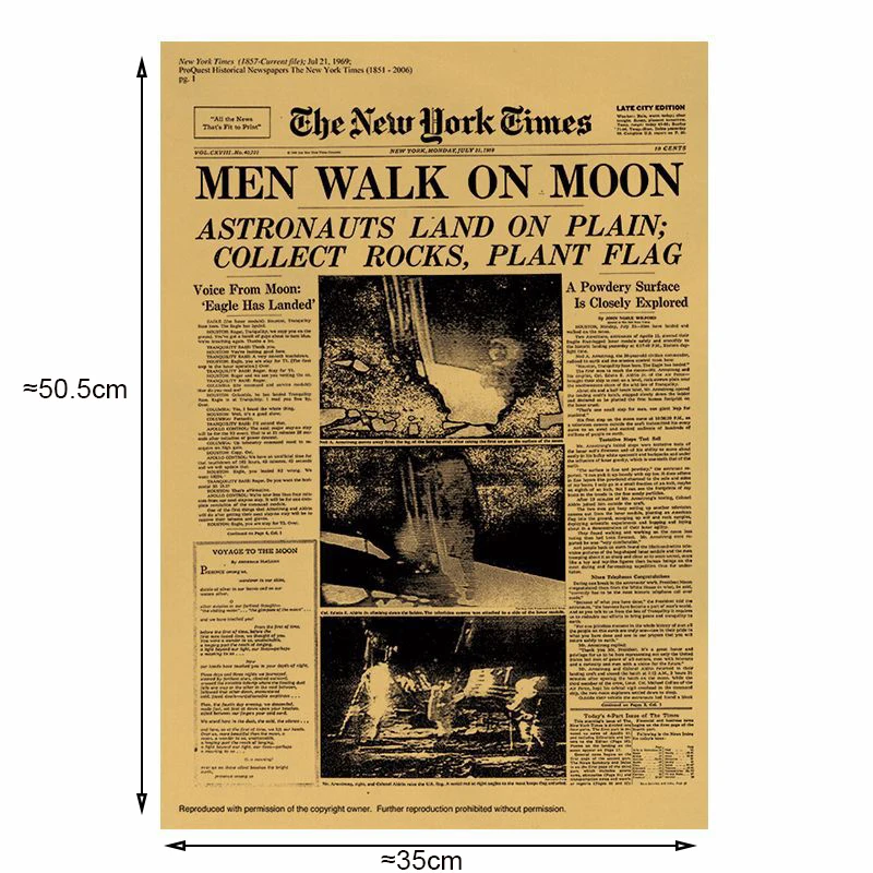 The Moon landing poster Vintage Kraft Paper Classic Poster Home Wall Decoration Art Magazines Retro Posters and Prints
The Moon landing poster Vintage Kraft Paper Classic Poster Home Wall Decoration Art Magazines Retro Posters and Prints