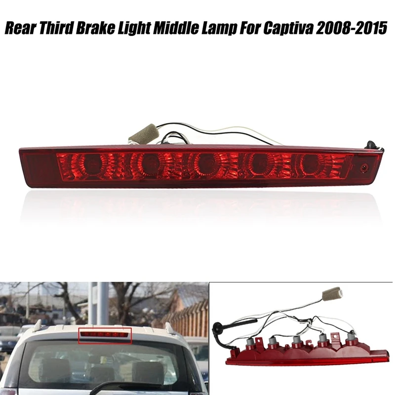 NEW-Car Rear Brake Light High Mount Stop Light Rear Third Brake Light Middle Lamp for Chevrolete Captiva 2008-2015
NEW-Car Rear Brake Light High Mount Stop Light Rear Third Brake Light Middle Lamp for Chevrolete Captiva 2008-2015