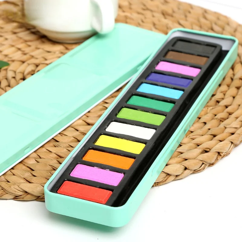 12-color Solid Iron Box Gouache Paint Powder Washable Sketch Painting Graffiti Gouache Watercolor Paint Set Art Supplies
12-color Solid Iron Box Gouache Paint Powder Washable Sketch Painting Graffiti Gouache Watercolor Paint Set Art Supplies