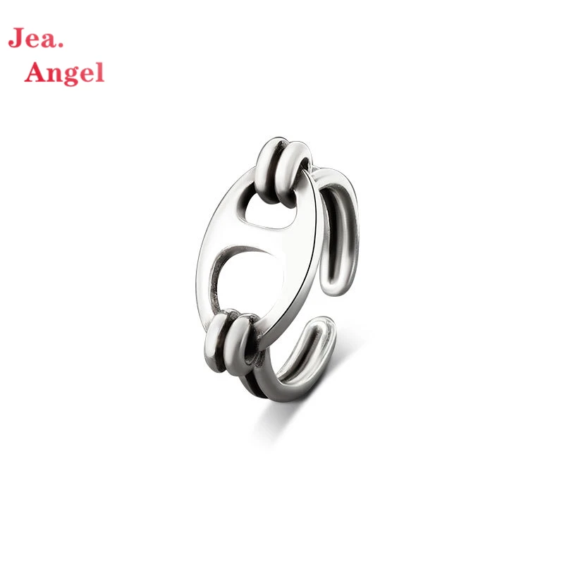 Jea.Angel 2021 New 925 Silver Animal Pig Nose Rings Simple Art Opening Adjustable INS Versatile Ring Female Jewelry Accessories
Jea.Angel 2021 New 925 Silver Animal Pig Nose Rings Simple Art Opening Adjustable INS Versatile Ring Female Jewelry Accessories