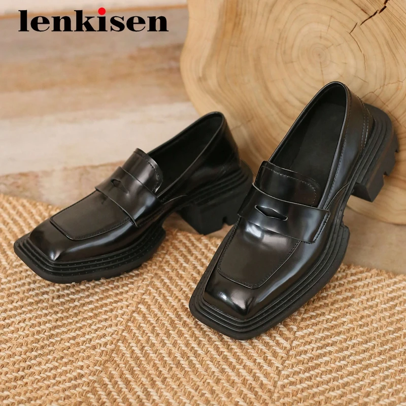 Lenkisen 2021 superstar streetwear genuine leather sneaker round toe slip on pretty girls convenient energy vulcanized shoes L91
Lenkisen 2021 superstar streetwear genuine leather sneaker round toe slip on pretty girls convenient energy vulcanized shoes L91