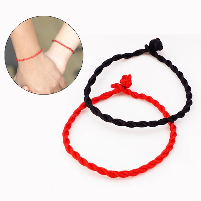 10 Pcs Red Thread Bracelet Unisex Couples Friends Bring Luck Red Black Rope Bangles Gifts Fashion Handmade Jewelry Bracelet
10 Pcs Red Thread Bracelet Unisex Couples Friends Bring Luck Red Black Rope Bangles Gifts Fashion Handmade Jewelry Bracelet
