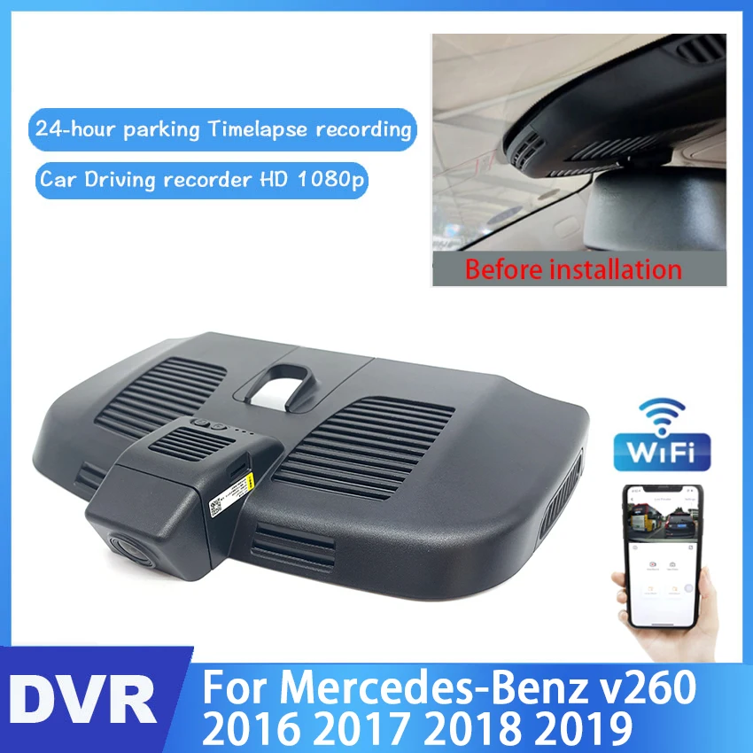 Driving Recorder Car Wifi DVR Mini Camera For Mercedes-Benz v260 2016 2017 2018 2019 Novatek 96672 Car Dash Cam Video Recorder 
Driving Recorder Car Wifi DVR Mini Camera For Mercedes-Benz v260 2016 2017 2018 2019 Novatek 96672 Car Dash Cam Video Recorder