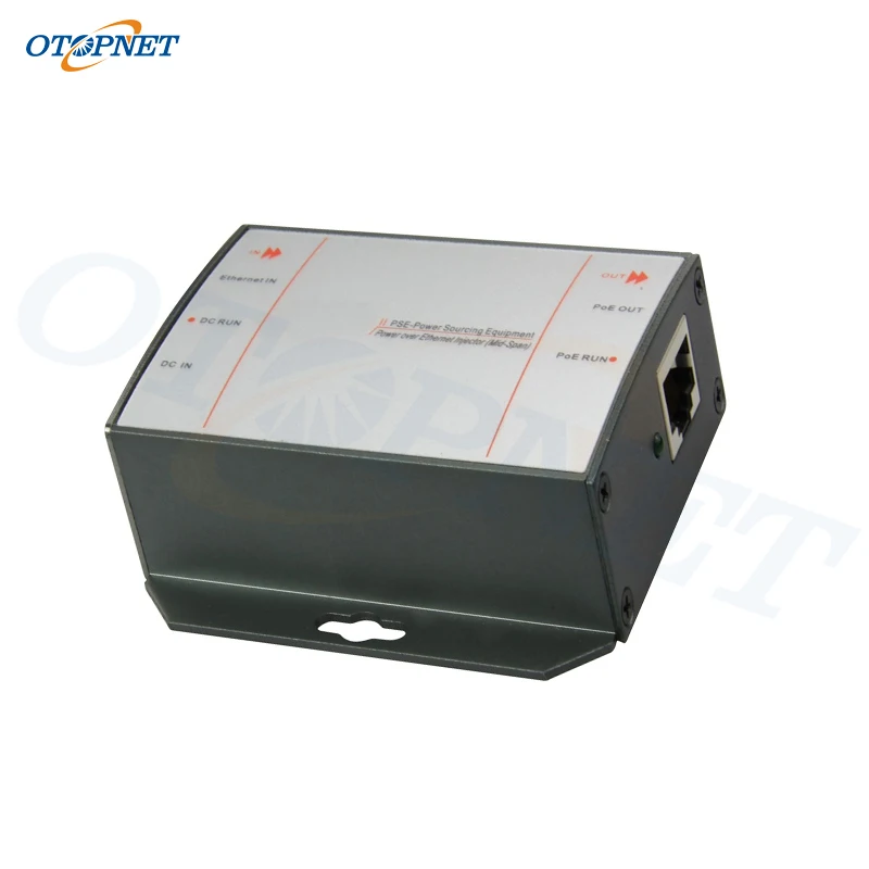 IEEE802.3af DC Gigabit Single port 10/100/1000M PoE Injector
IEEE802.3af DC Gigabit Single port 10/100/1000M PoE Injector