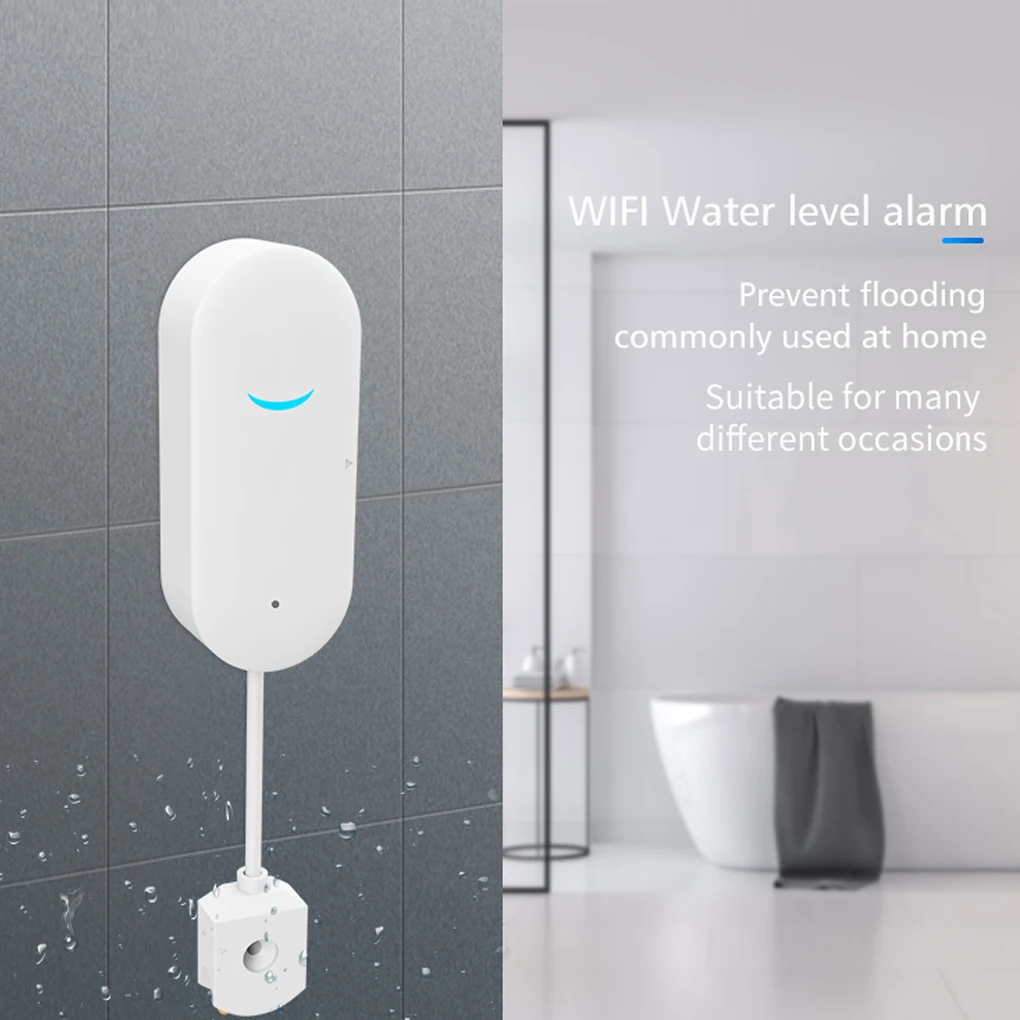 Hot WiFi smart Tuya Water Leakage Sensor Tuya Water Alarm Compatible With Tuyasmart / Smart Life APP Easy Installation
Hot WiFi smart Tuya Water Leakage Sensor Tuya Water Alarm Compatible With Tuyasmart / Smart Life APP Easy Installation