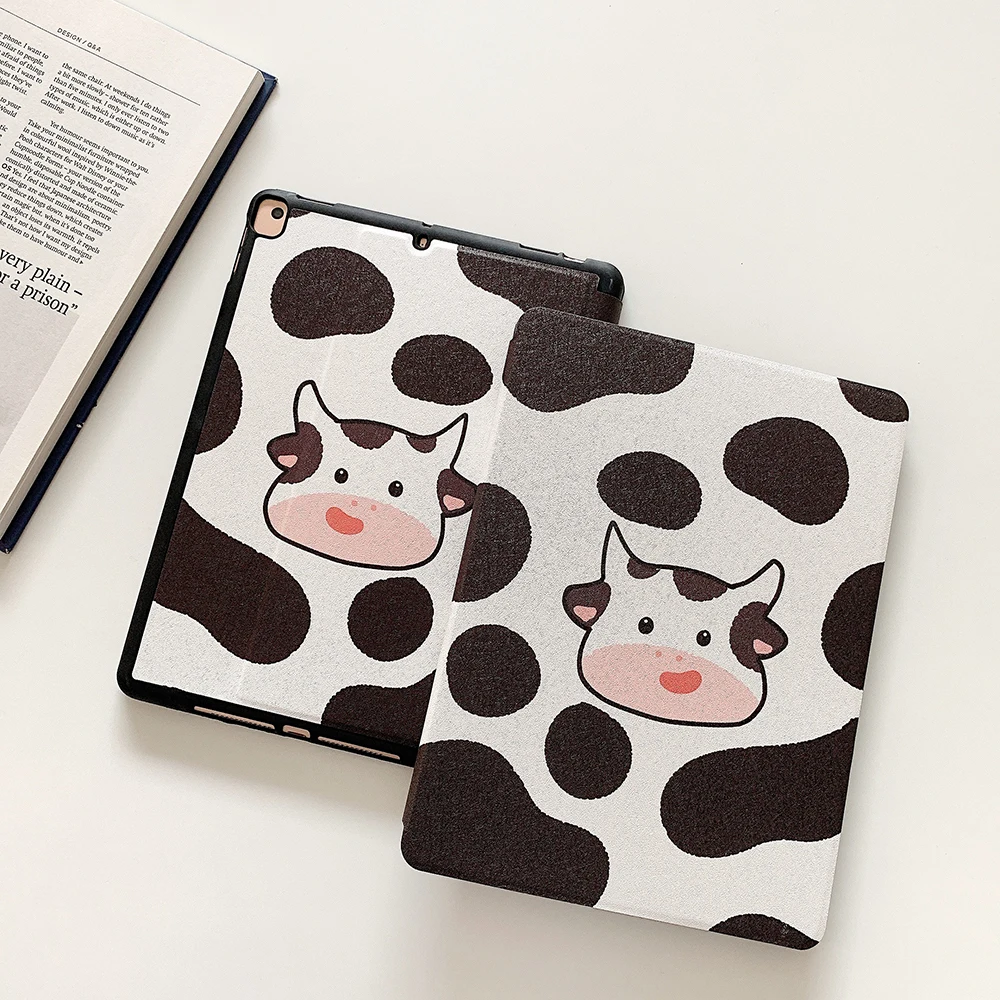 Dairy Cow Flocking Soft Tablet Stand Case With Pencil Holder For iPad Air 1 2 3 Mini 4 5 Pro 2017 2018 2020 Cover
Dairy Cow Flocking Soft Tablet Stand Case With Pencil Holder For iPad Air 1 2 3 Mini 4 5 Pro 2017 2018 2020 Cover