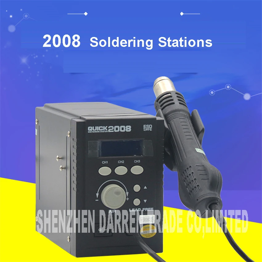 2008 ESD display digitale heat gun Saldatura blower gun 220 V 120L/min 100-500 (degrees Celsius) Soldering Stations
2008 ESD display digitale heat gun Saldatura blower gun 220 V 120L/min 100-500 (degrees Celsius) Soldering Stations