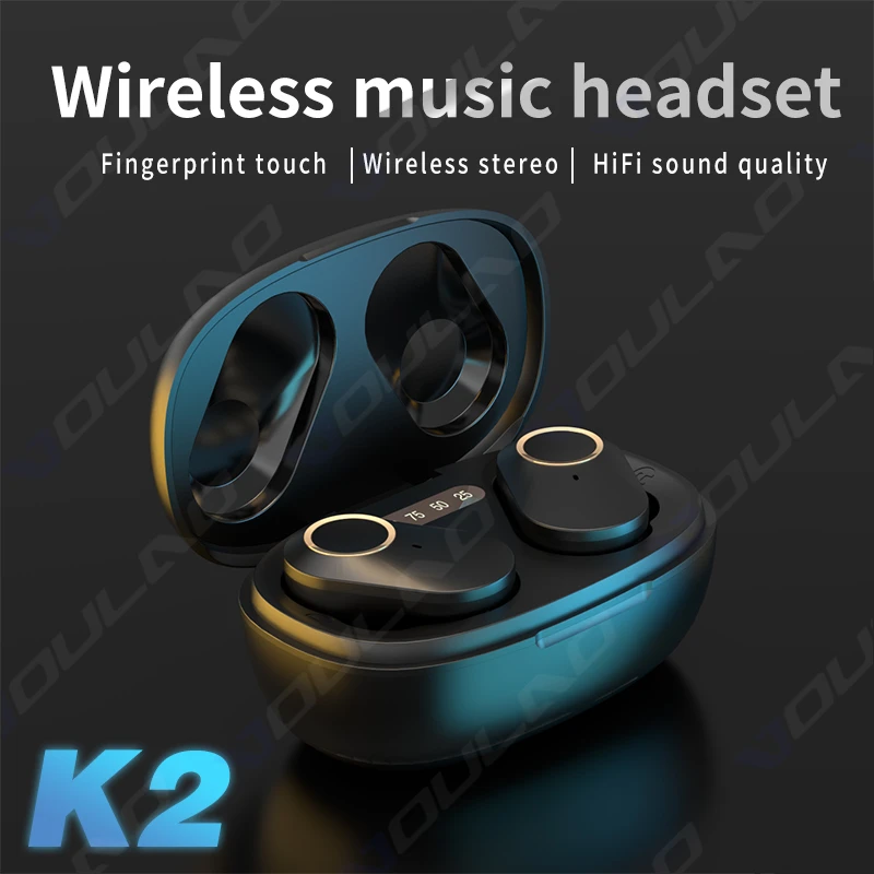 

TWS Bluetooth 5.0 Earphones Wireless Headphones With Mic Sports Waterproof Wireless Headsets Noise Canceling Zero Delay Earbuds