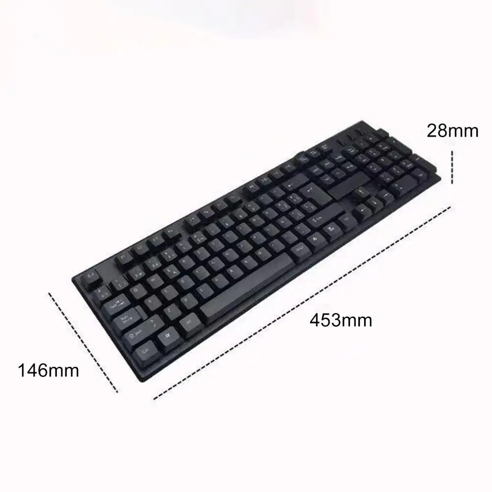 

108 Keys Spanish French Russian language Keyboard Arabic-language Waterproof Multiple Languages Ergonomic USB for PC Laptop