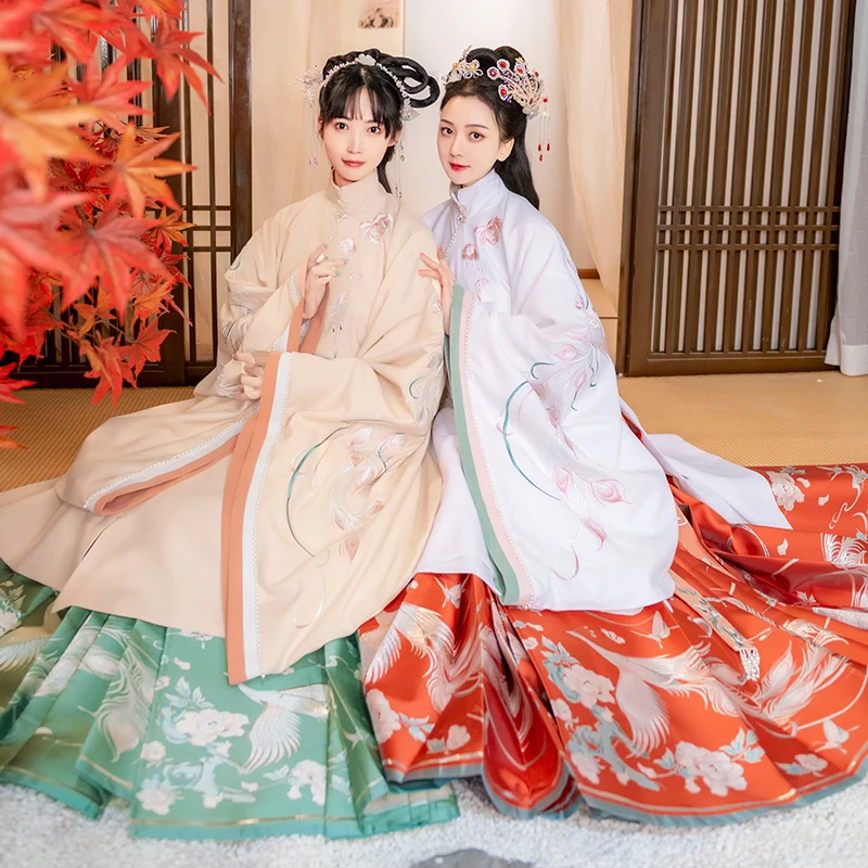 New Hanfu Suit For Women Adult Chinese Style Traditional Clothing Ming Dynasty Long Robe Classical Dance Stage Costumes DQL6585
New Hanfu Suit For Women Adult Chinese Style Traditional Clothing Ming Dynasty Long Robe Classical Dance Stage Costumes DQL6585