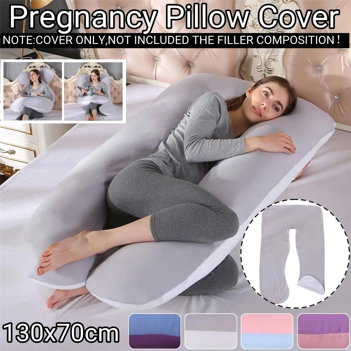 Pregnant Woman Pillow Cover Side Lying U-shaped Pillow Cotton Cushion Cover Multifunctional For Pregnant Women Body Pillow case
Pregnant Woman Pillow Cover Side Lying U-shaped Pillow Cotton Cushion Cover Multifunctional For Pregnant Women Body Pillow case